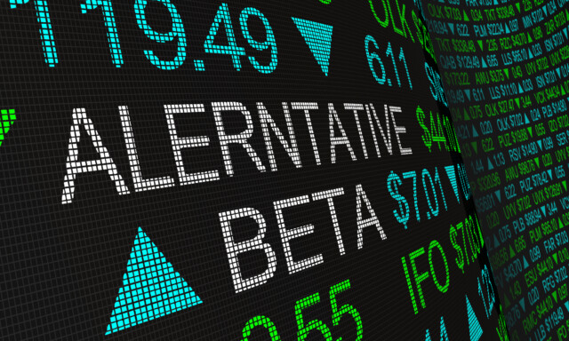 Alternative Beta Strategy Stock Market Investing 3d Illustration